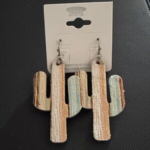 ICON Multicolor Cactus Earrings